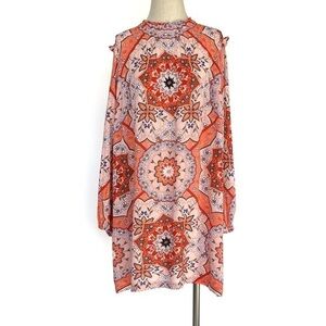Kachel x Anthropologie Fahari Long Sleeve Tunic Dress